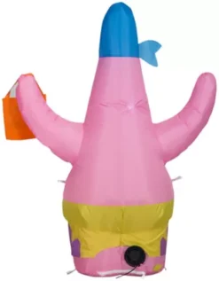 New! Gemmy Airblown Patrick In Pirate Costume Holding Trick Sack -Gemmy 2273671 A3