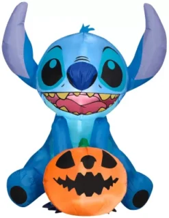 New! Gemmy Airblown Stitch With Jack O'Lantern