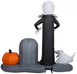 New! Gemmy Airblown Jack Skellington Halloween Town, G-551732 -Gemmy 2273684 A3