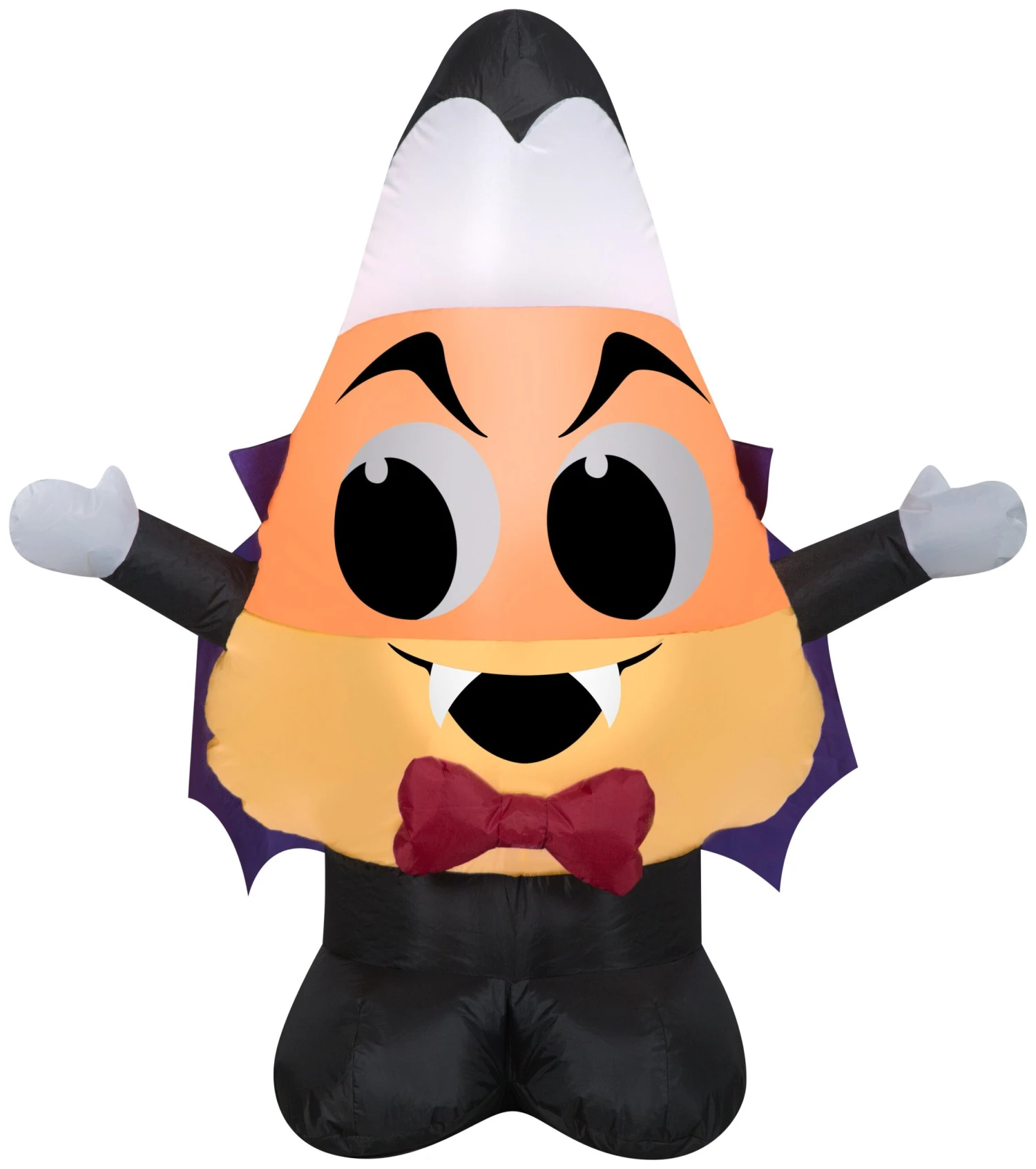 Gemmy Airblown Inflatable Candy Corn Vampire, 3.5 Ft Tall, Orange 1 Gemmy Airblown Inflatable Candy Corn Vampire, 3.5 Ft Tall, Orange