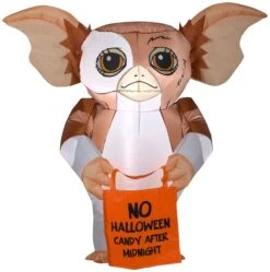Gemmy Airblown Gizmo Warner Brothers , 3.5 Ft Tall, Brown