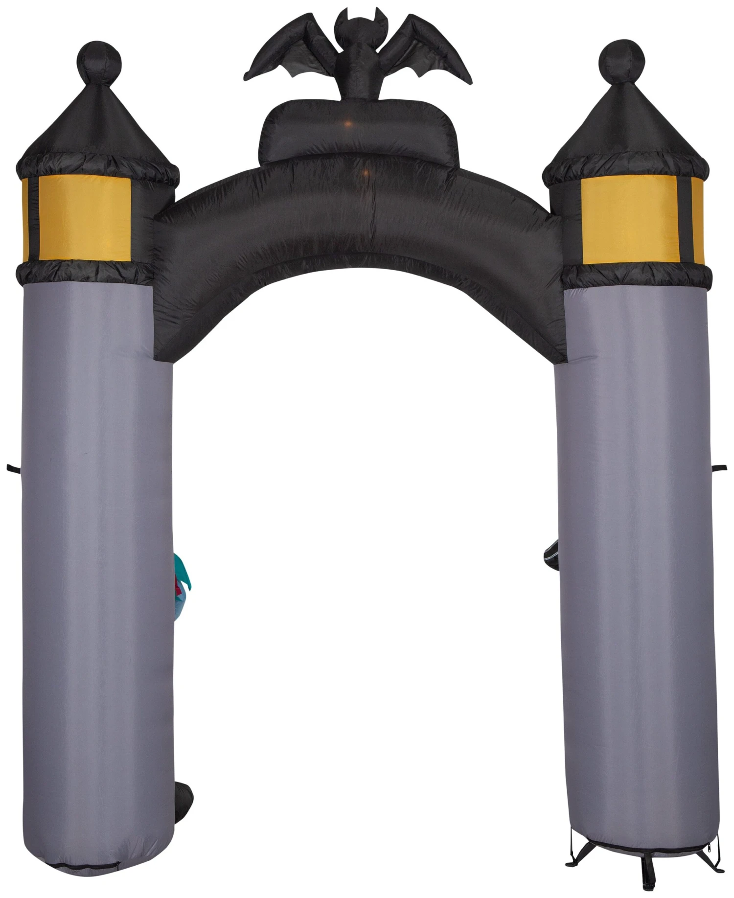 Gemmy Airblown NBC Welcome To Halloween Town Archway Disney, 8.5 Ft Tall, Grey 3 Gemmy Airblown NBC Welcome To Halloween Town Archway Disney, 8.5 Ft Tall, Grey - Image 3