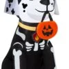 Gemmy Airblown Marshall In Skeleton Costume Nick, 3 Ft Tall, Multi