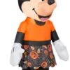 Gemmy Airblown Inflatable Minnie Mouse In Candy Skirt, 3.5 Ft Tall, Black