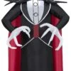 Gemmy Airblown Inflatable Jack Skellington As Vampire, 3.5 Ft Tall, Black