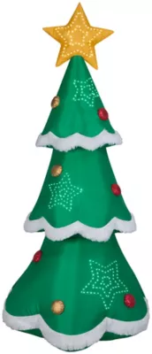 New! Gemmy Lightshow Airblown-Mixed Media-Sewn-In Micro LED Christmas Tree-Large 1 New! Gemmy Lightshow Airblown-Mixed Media-Sewn-In Micro LED Christmas Tree-Large