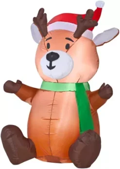 New! Gemmy Airblown-Outdoor Baby Reindeer-Small