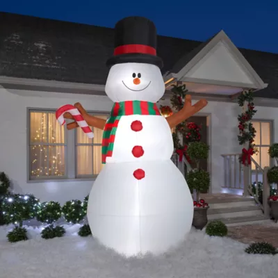 New! Gemmy Animated Airblown-Swiveling Snowman 2 New! Gemmy Animated Airblown-Swiveling Snowman - Image 2