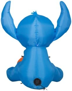 Gemmy Airblown Stitch W/JOL Disney, 3 Ft Tall, Multi -Gemmy 229898 Back