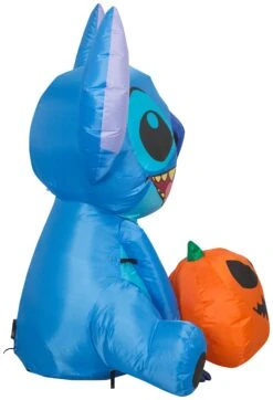 Gemmy Airblown Stitch W/JOL Disney, 3 Ft Tall, Multi -Gemmy 229898 Right