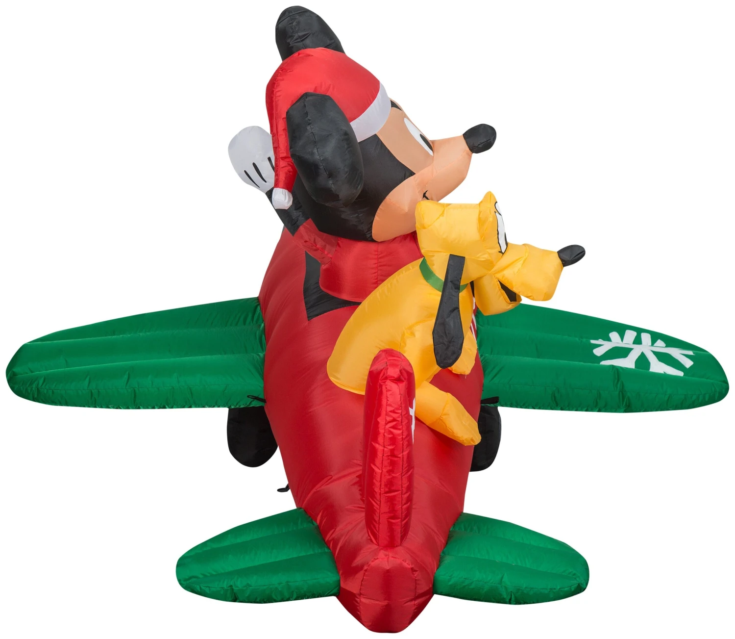 Gemmy Animated Airblown Inflatable Mickey And Pluto Clubhouse Airplane Scene W/LEDs Disney , 4.5 Ft Tall 3 Gemmy Animated Airblown Inflatable Mickey And Pluto Clubhouse Airplane Scene W/LEDs Disney , 4.5 Ft Tall - Image 3