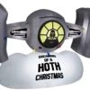 Gemmy Christmas Airblown Inflatable TIE Fighter W/Darth Vader, 6 Ft Tall, Gray