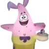 Gemmy 4 Ft Airblown Patrick In Easter Outfit SM, Pink