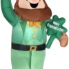 6' St. Patrick's Day Leprechaun Spring Inflatable