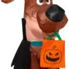 Gemmy Airblown Scoob Puppy Vampire WB, 3.5 Ft Tall, Multi
