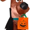 Gemmy Airblown Scoob Puppy Vampire WB, 3.5 Ft Tall, Multi