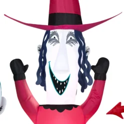 Gemmy Airblown Lock Shock And Barrel In Tub Scene Disney, 5 Ft Tall, Brown -Gemmy 551514 Detail scaled