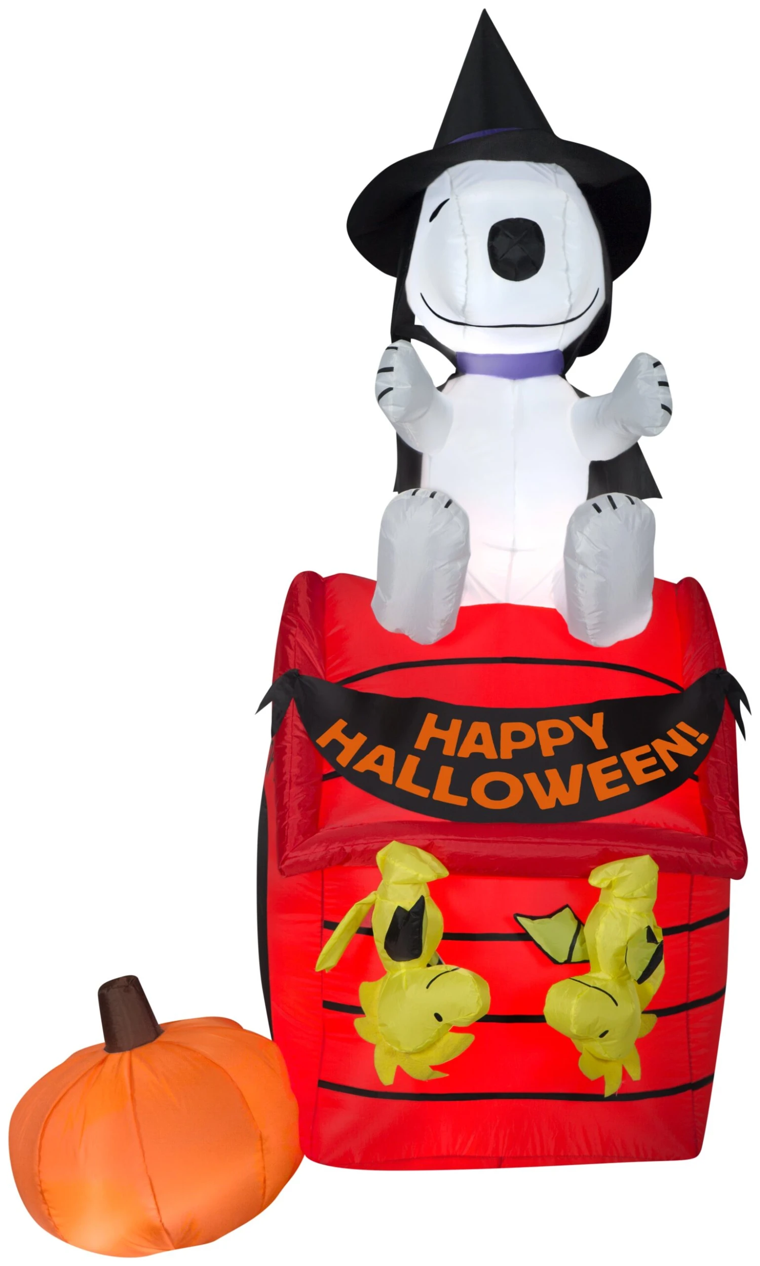 Gemmy Airblown Snoopy Halloween House W/LEDs Scene Peanuts, 6 Ft Tall, Multi 1 Gemmy Airblown Snoopy Halloween House W/LEDs Scene Peanuts, 6 Ft Tall, Multi