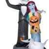 Gemmy Airblown Nightmare Before Christmas Scene Disney , 6 Ft Tall, Multi