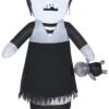 Gemmy Airblown Outdoor Lifeless Girl W/Doll OPP, 6.5 Ft Tall