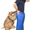 Illusion Inflatable Man-eating Bull Dog Halloween Costume