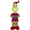 Gemmy Industiries GE81246 Dr. Seuss The Grinch With Presents Inflatable Airblown Decor