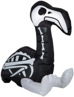 Gemmy Industiries GE223151 Skeleton Flamingo Halloween Inflatable Airblown Decor