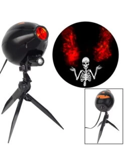 Gemmy Industiries GE227411 Skeleton Hot Hands Halloween Lightshow Projection