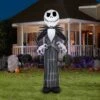 Nightmare Before Christmas 7 Ft Jack Skellington Airblown Christmas Yard Decor