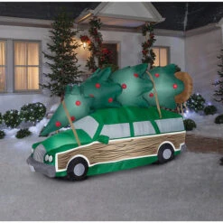 Gemmy Industiries SS110518G 60" Blow Up Inflatable National Lampoon's Christmas Vacation Car With Tree Outdoor Yard Decoration -Gemmy MOS SS 110518G 2 576 576