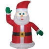 Gemmy SS117645G Blow Up Inflatable Car Buddy Santa Outdoor Yard Decoration