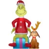 Gemmy Industiries SS117715G 60" Airblown Grinch With Max