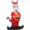 Gemmy SS224999G Blow Up Inflatable Lock Nightmare Before Christmas Outdoor Yard Decoration