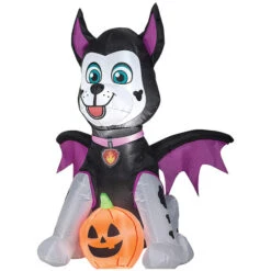 Gemmy SS225040G Blow Up Inflatable Marshal As Bat Inflatable Outdoor Yard Decoration