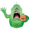 Gemmy Industiries SS225305G Blow Up Inflatable Ghostbusters Hanging Slimer Outdoor Yard Decoration