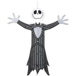 Gemmy SS226743G 42" Blow Up Inflatable Nightmare Before Christmas Jack Skellington On Tombstone Outdoor Halloween Yard Decoration