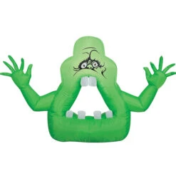 Gemmy SS227157G Blow Up Inflatable Cutie Slimer Ghost Small Outdoor Yard Decoration