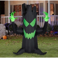 Gemmy SS227780G Blow Up Inflatable Light-Up Black Tree Inflatable Outdoor Yard Decoration -Gemmy MOS SS 227780G 2 576 576