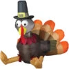 Gemmy Industiries SS64135G Blow Up Inflatable Pilgrim Turkey Outdoor Yard Decoration