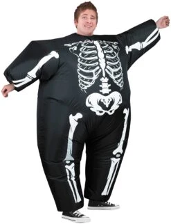 Inflatable Skeleton Bones Adult Costume