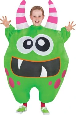 Child's Scareblown Inflatable Monster Costume -Gemmy MSN755828