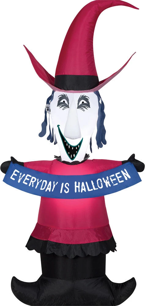 Nightmare Before Christmas - Shock 3.5ft Airblown Yard Decoration 2 Nightmare Before Christmas - Shock 3.5ft Airblown Yard Decoration - Image 2