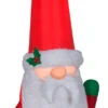 Gnome With Santa Hat 5ft Airblown Christmas Yard Decoration