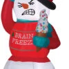 Airblown Shivering Snowman