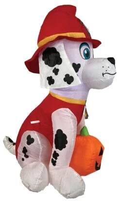 PAW Patrol Airblown Marshall Jack-O'-Lantern Inflatable Halloween Lawn Decoration -Gemmy SS220539G s