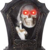 Tombstone Tapping Skeleton Decoration