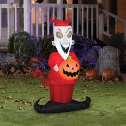 Nightmare Before Christmas Lock 3.5ft Airblown Yard Decoration