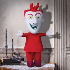 Halloween Greeter Lock From Nightmare Before Christmas Decor Red Prop