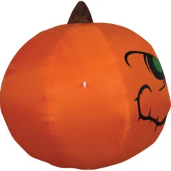 58" Airblown Reaper Pumpkin Inflatable Yard Lawn Decoration -Gemmy SS64412G s