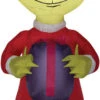 Airblown Grinch With Present - Small